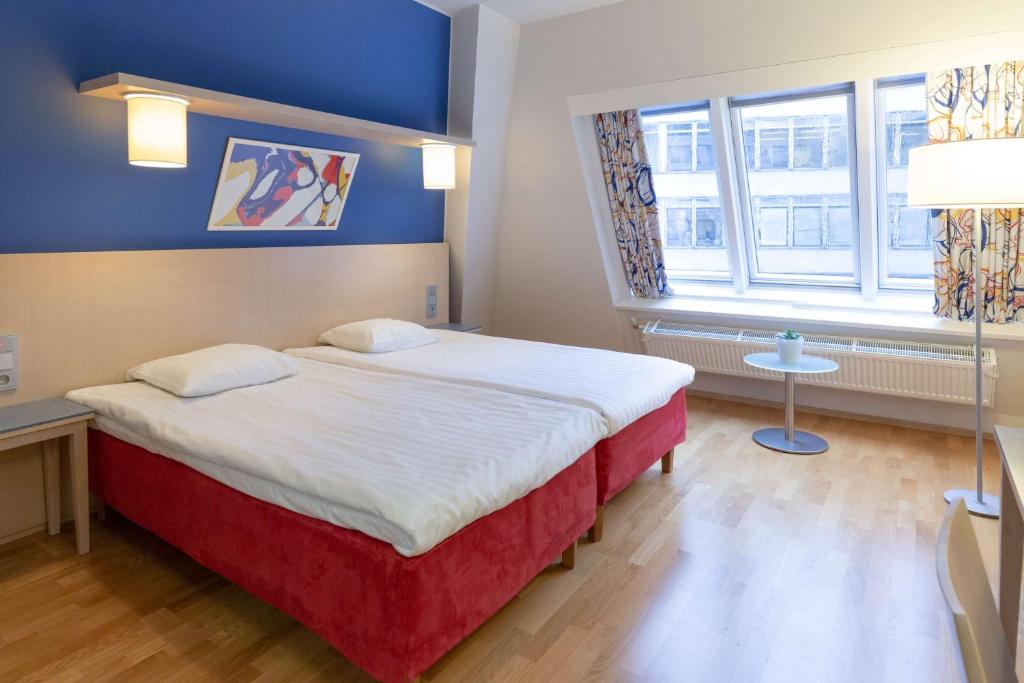 Double room at Scandic Hakaniemi in Kallio.
