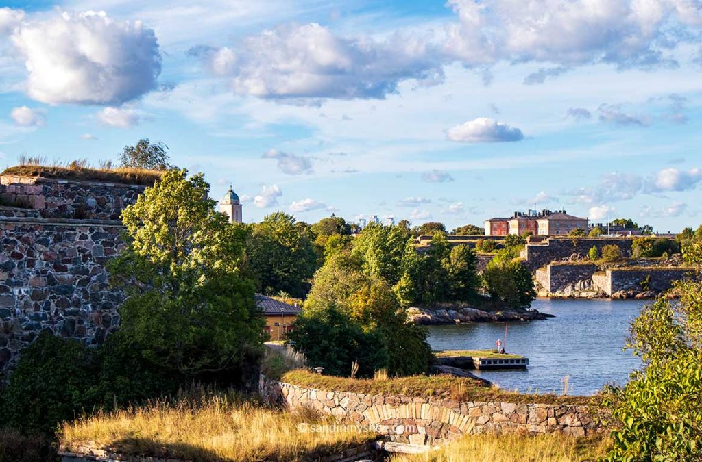 Island scenery of Suomenlinna.